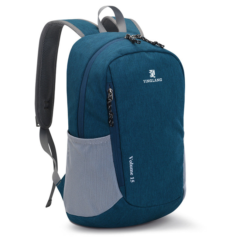 15L Outdoor Leisure Backpack Waterproof & Lightweight, Large Capacity Daypack for Hiking/Camping/Travel