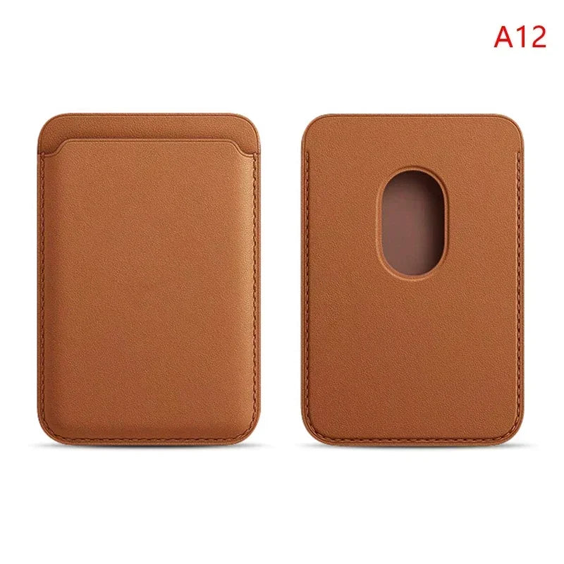 2026 Top Selling！Phone Accessories Magnetic Wallet Holder Leather Case For iPhone13/12/14/15/16/17 Pro Max Phone Card Holder