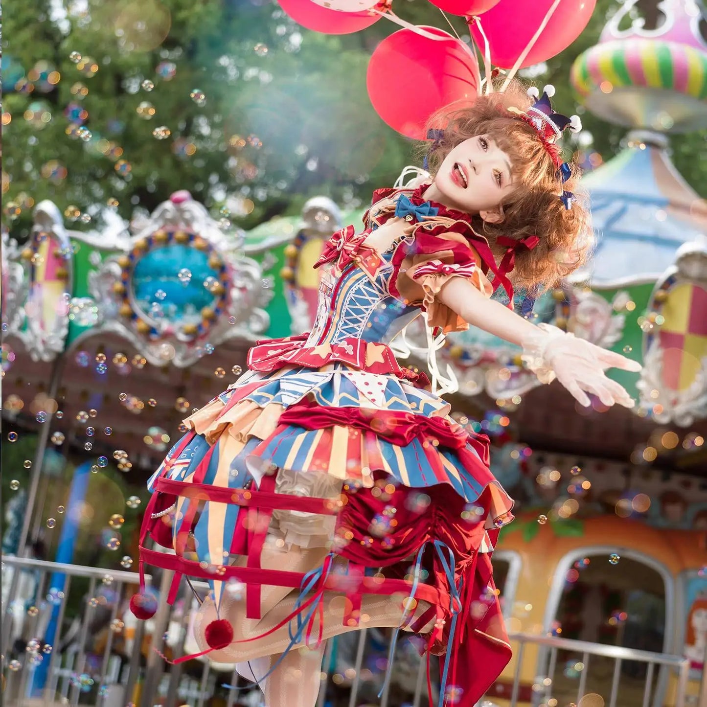 New Fiesta Carnival Halloween Cos Cosplay Circus Fairy Tale Opening Lolita Skirt LO Skirt