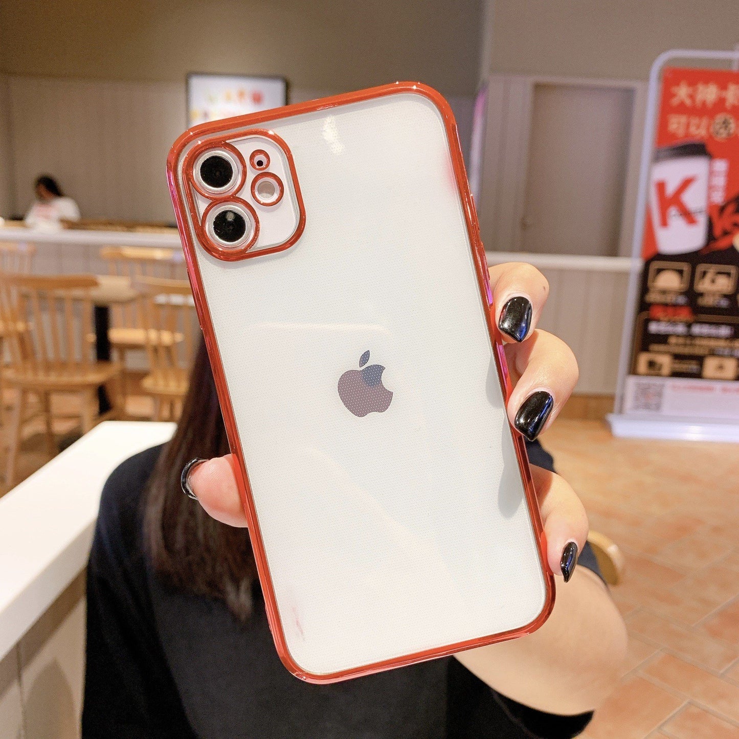 Right Angle Plating Mobile Phone Case