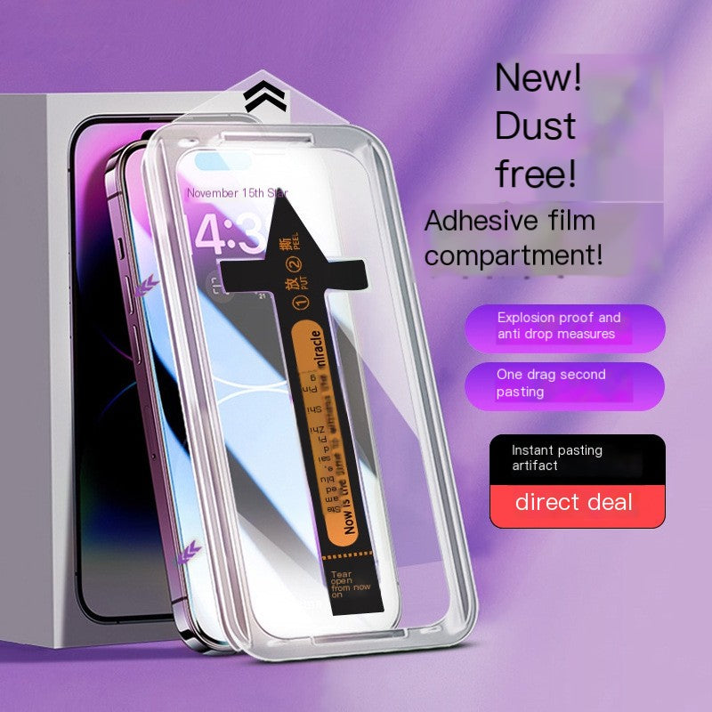 Tempered Glass Privacy Screen Protector for iPhone 15 Pro Max