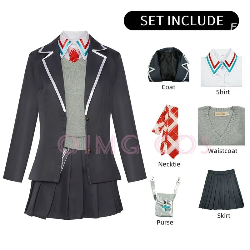 Vtuber Kenmochi Toya Cosplay Costume Adult Carnival   Anime Uniform Halloween Party Costumes Women Masquerade  Game