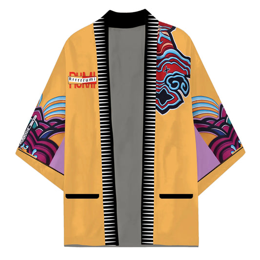 Costume Rumi Zoey Mira Printed Harajuku Otaku Men Kimono Top Women Cardigan Shirt Casual Cosplay