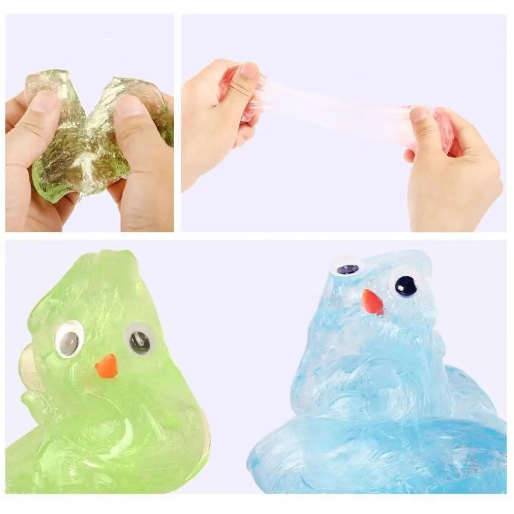 Color non-newtonian fluid decompression toy elastic modeling clay wiredrawing and kneading creative hand-made decompression gift