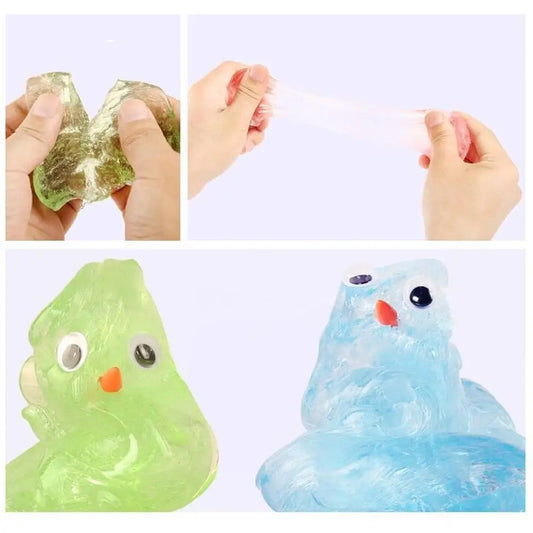 Color non-newtonian fluid decompression toy elastic modeling clay wiredrawing and kneading creative hand-made decompression gift