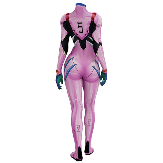 Anime EVA 05 Makinami Cosplay Costume Superhero Woman Girls Bodysuit Catsuit 3D Printed Spandex Zentai Halloween Costume 2025