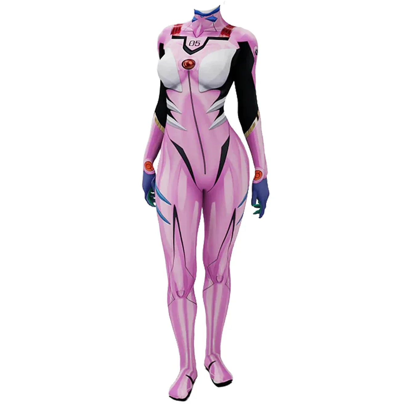 Anime EVA 05 Makinami Cosplay Costume Superhero Woman Girls Bodysuit Catsuit 3D Printed Spandex Zentai Halloween Costume 2025
