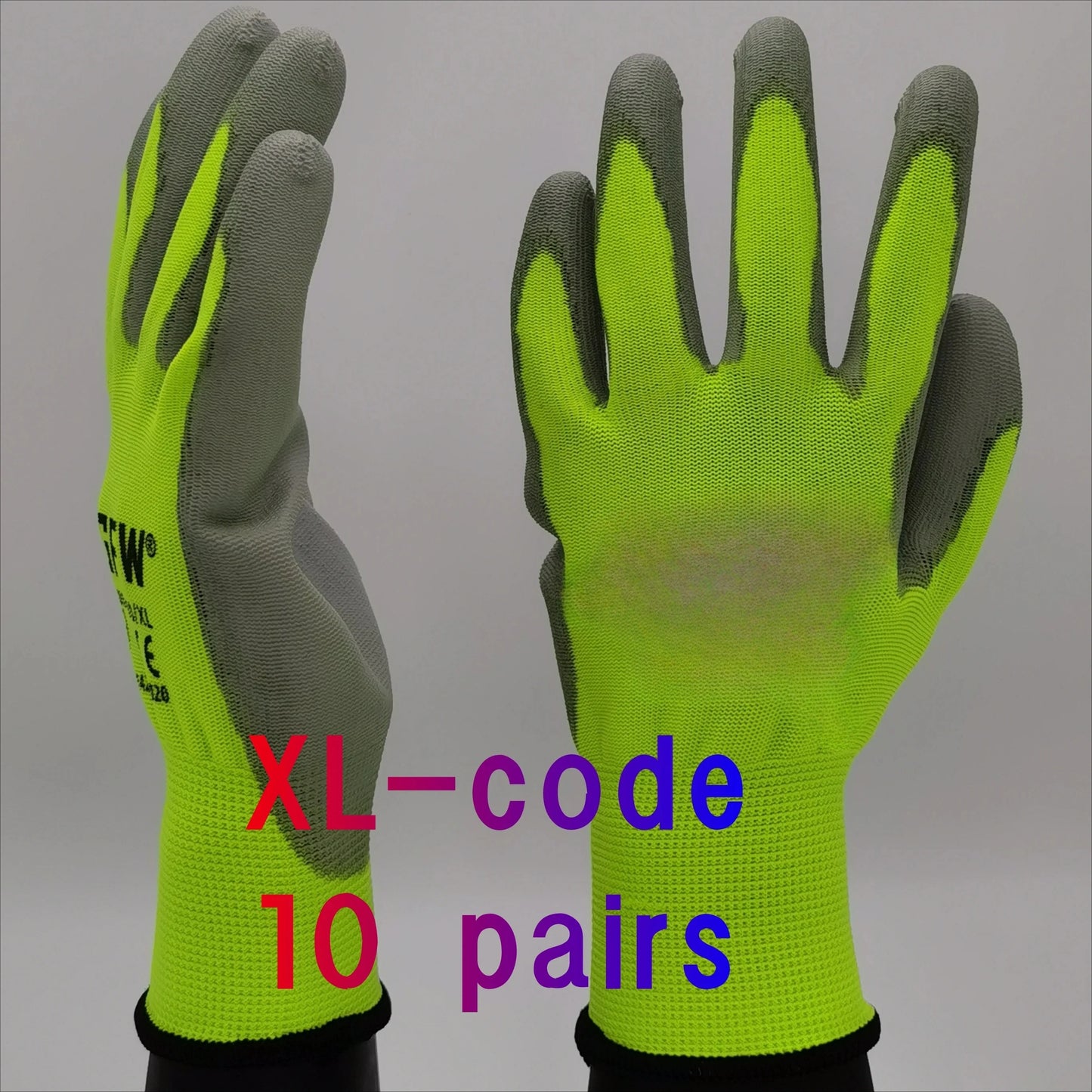 N618 Nylon Nitrile Dipped Work Gloves Oil Resistant Wear Resistant for Construction Auto Repair Factory