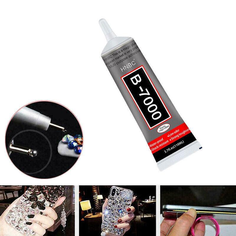 B-7000 Clear Multi-Purpose Adhesive Glue for Jewellry Phone Craft Glass Repair