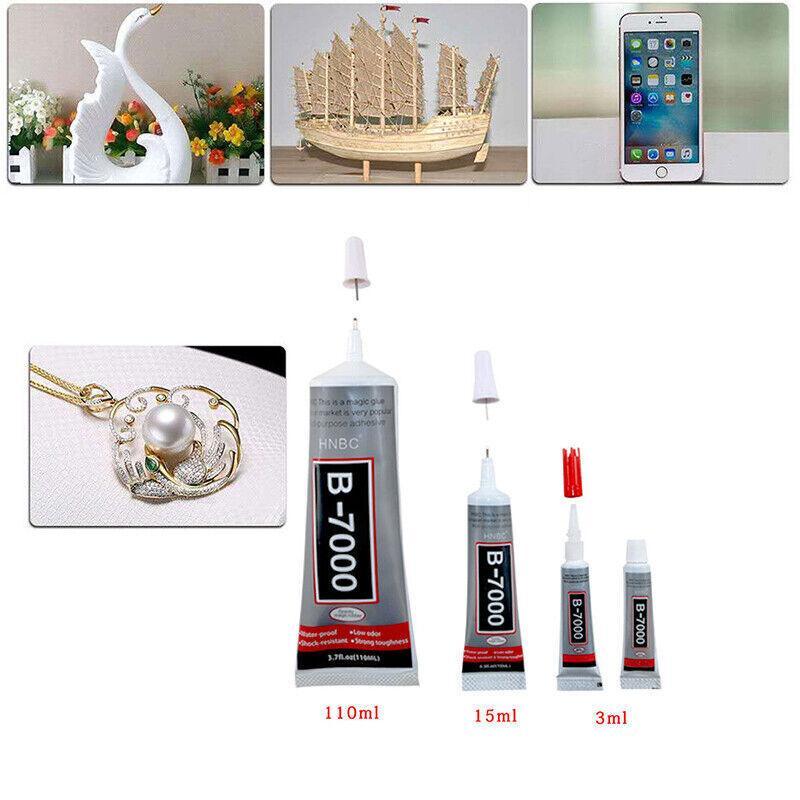 B-7000 Clear Multi-Purpose Adhesive Glue for Jewellry Phone Craft Glass Repair