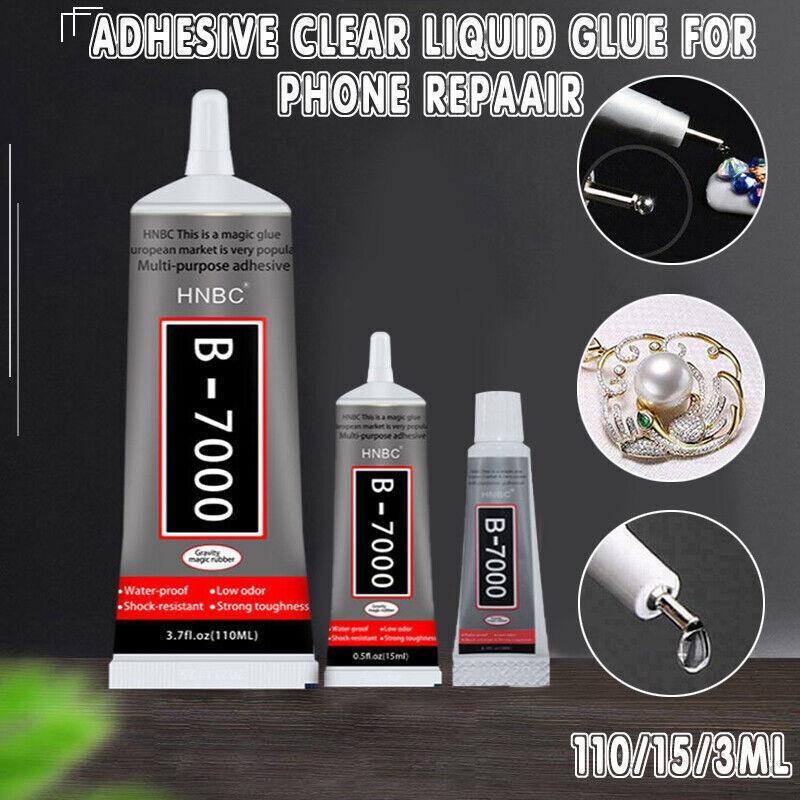 B-7000 Clear Multi-Purpose Adhesive Glue for Jewellry Phone Craft Glass Repair