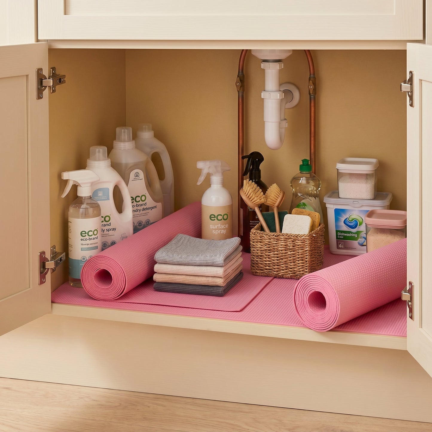 SOGA 2X 60x300cm Pink EVA Cabinet Shelf Liner Mat