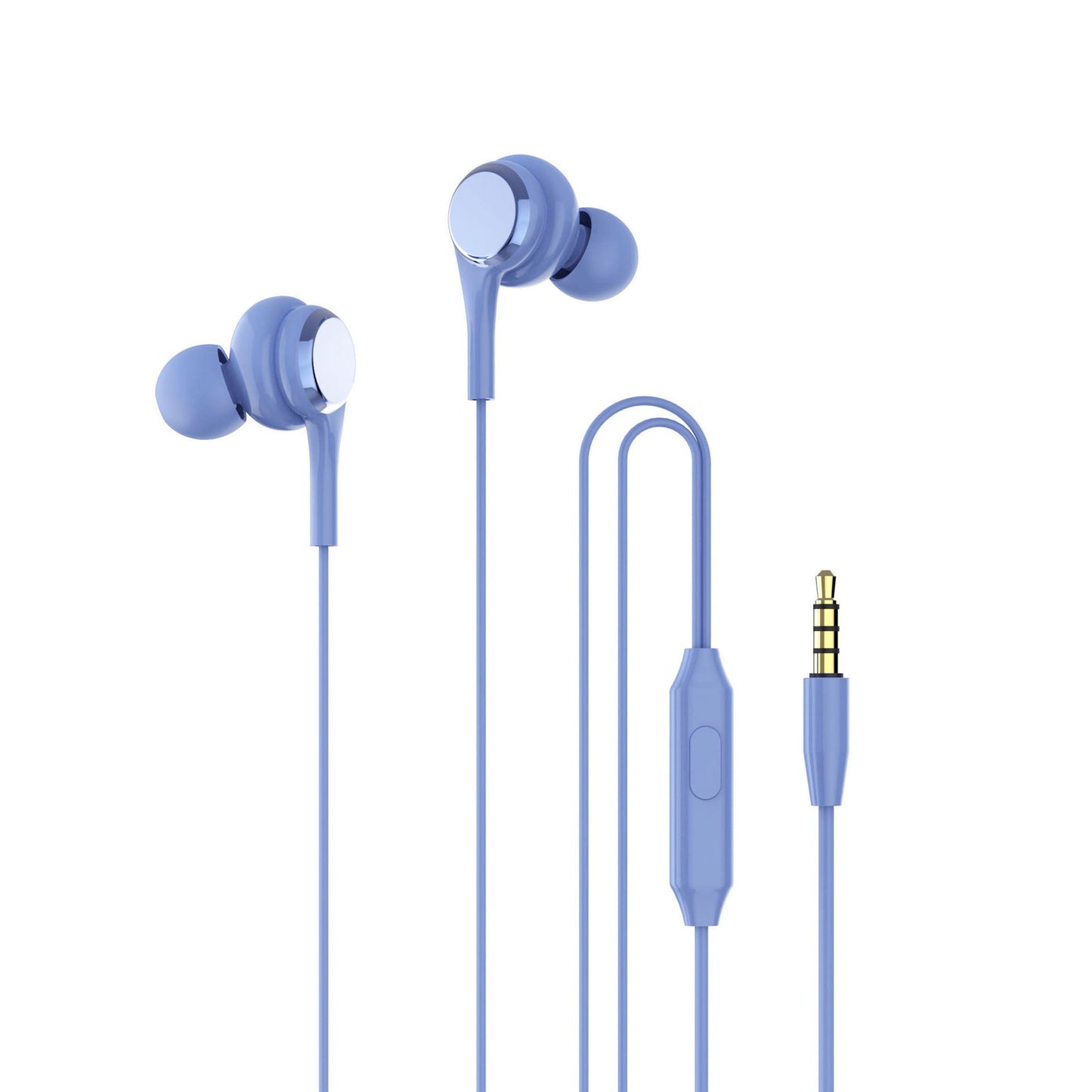 Macaron Color Wired Headphones with HD Microphone