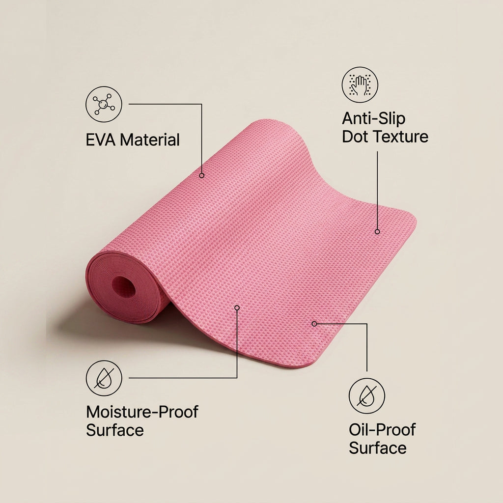 SOGA 2X 60x300cm Pink EVA Cabinet Shelf Liner Mat