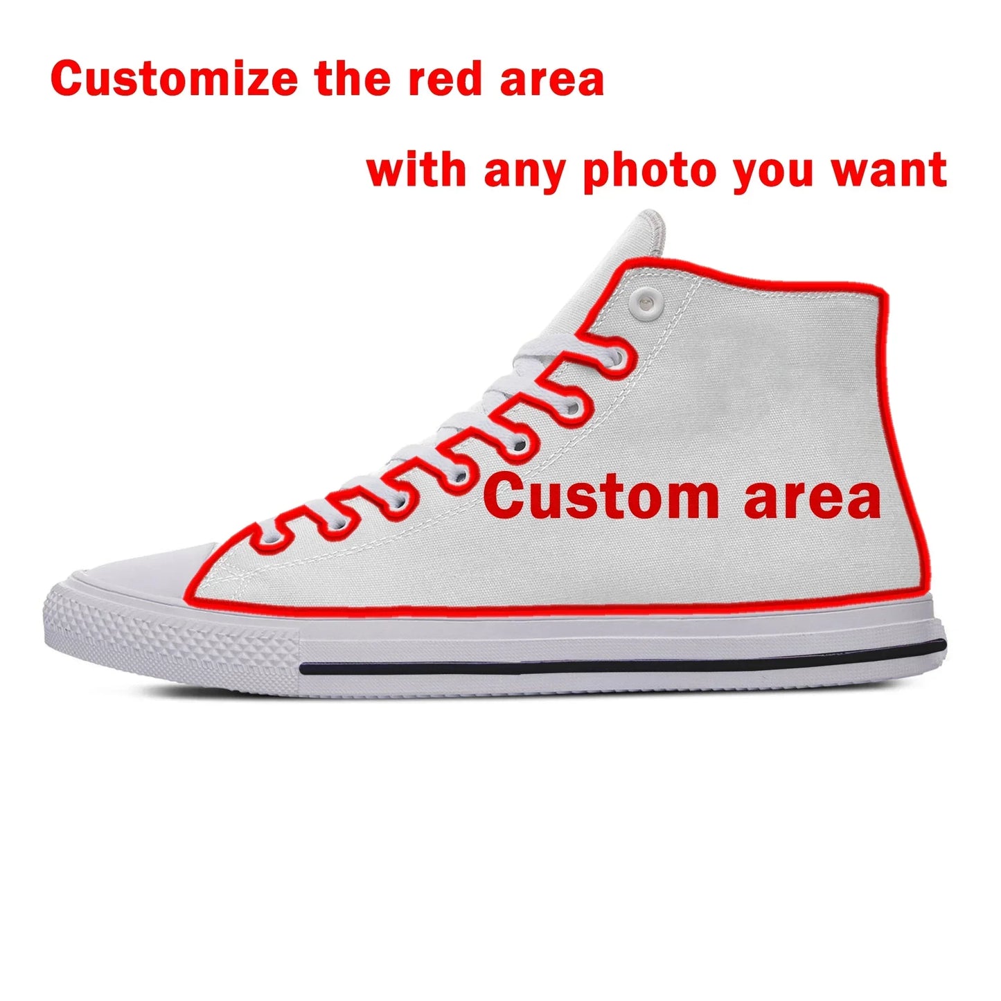 Anime My Hero Academia Midoriya Izuku Deku Hot Cool Casual Cloth Shoes High Top Harajuku Breathable 3D Print Men women Sneaker