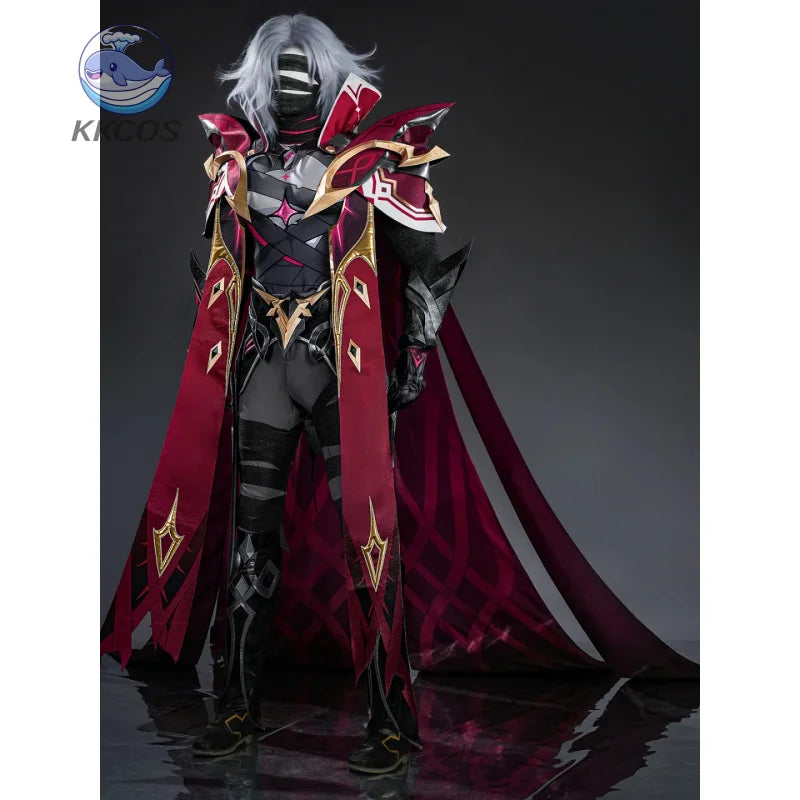 Genshin Impact -Rerir(Sinner of Defiling Death\Racher of Solnari）Cosplay Costume Full Set for Men/Women Halloween Outfit KKcos