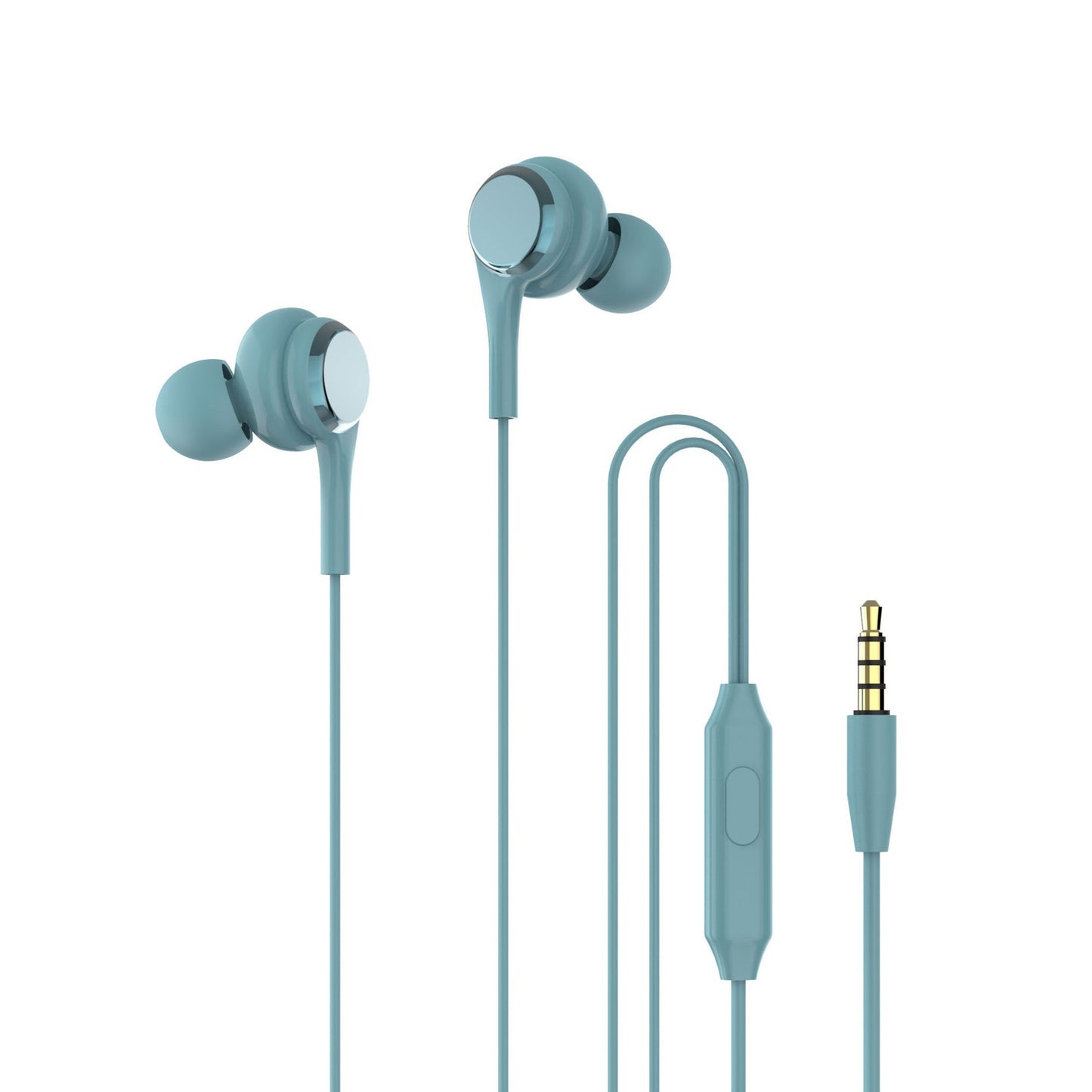 Macaron Color Wired Headphones with HD Microphone