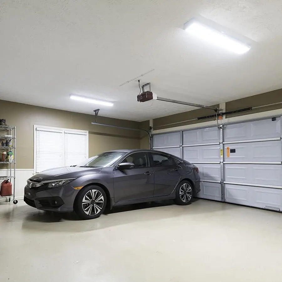 4FT LED Wraparound 40W 4 Foot LED Shop Lights for Garage, 4400lm, 4000K Neutral White, LED Wrap Around Light Fixture, LED Light