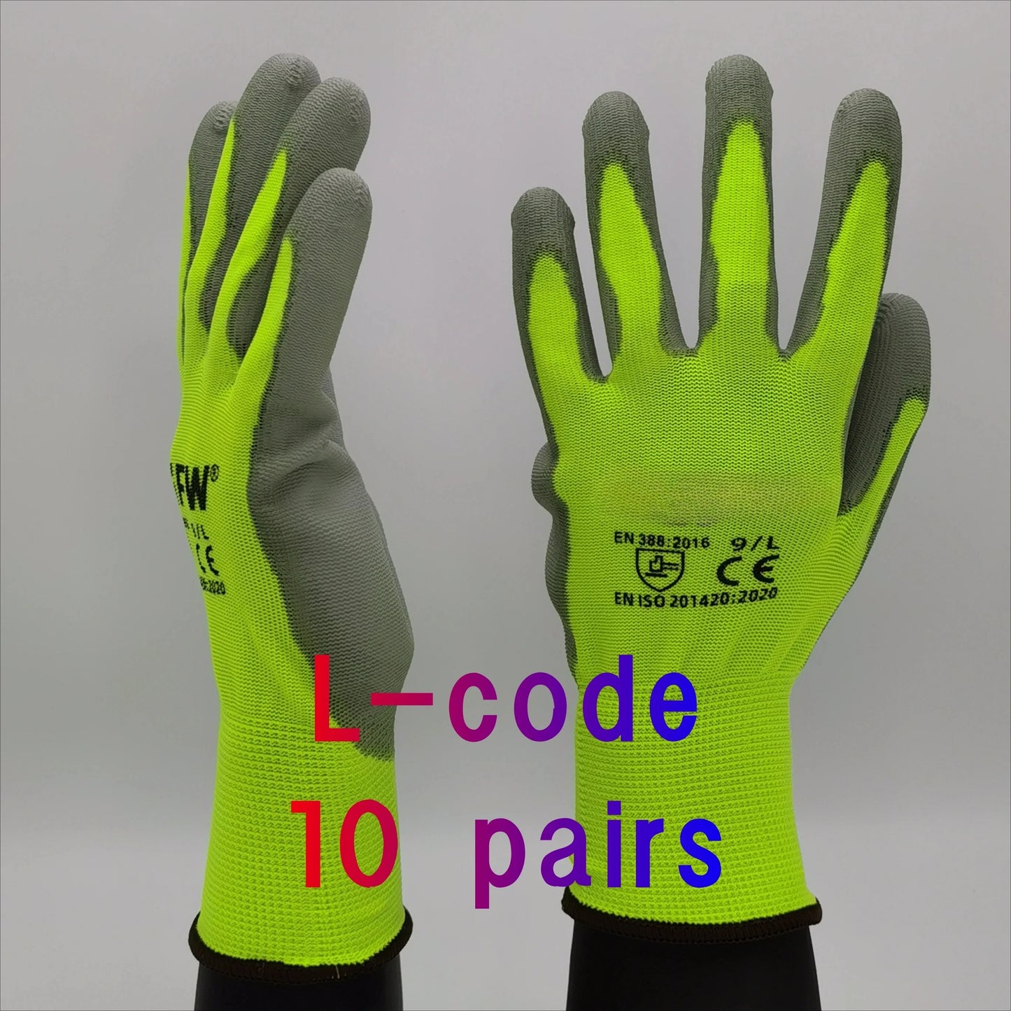 N618 Nylon Nitrile Dipped Work Gloves Oil Resistant Wear Resistant for Construction Auto Repair Factory