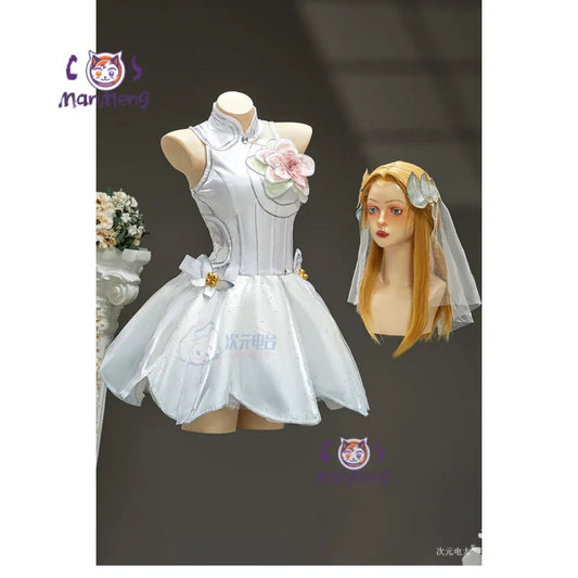 Invisible Woman Susan Storm Richards Cosplay Rivals Costume Halloween Party Women Fantasy Wedding Dress Gloves Socks Sexy Set