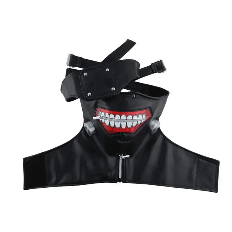Anime Tokyo Ghoul Kaneki Ken Masker Cosplay Kostuum Shirt Short Tops Mannen Vrouwen Halloween Party Outfit