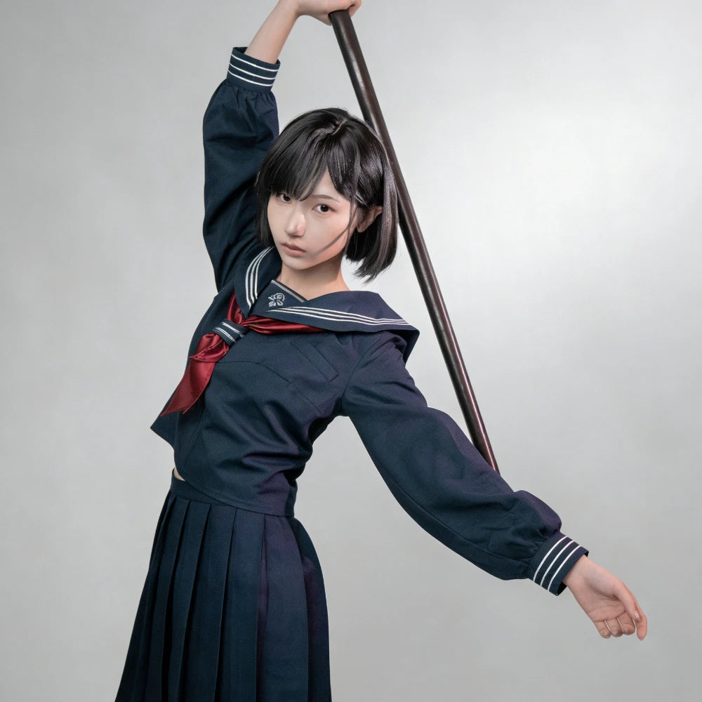 Shimizu Hinako Cosplay Costumes Wig Sailor School Uniform Game Silent Hill f Halloween Carnival Party Christmas Outfits Women