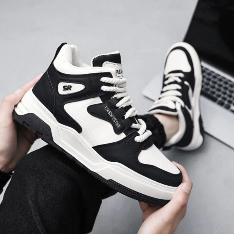 Sports Platform High Cut Boots for Men Spring Autumn Lace Up Man Shoes Comfortable Non Slip Hot Selling New Offer Footwear Sale