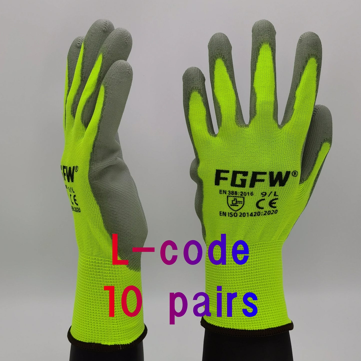 N618 Nylon Nitrile Dipped Work Gloves Oil Resistant Wear Resistant for Construction Auto Repair Factory
