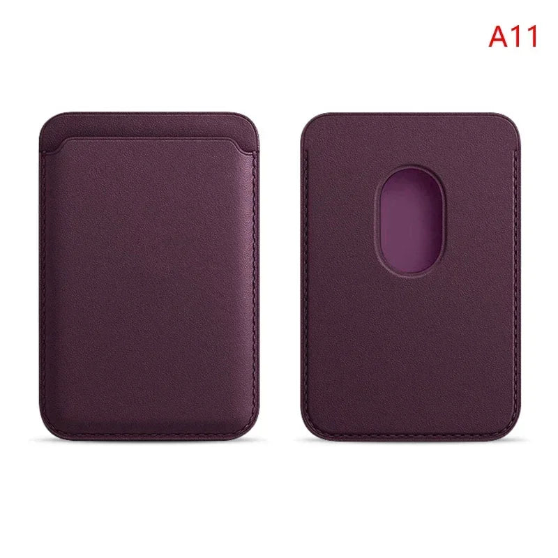 2026 Top Selling！Phone Accessories Magnetic Wallet Holder Leather Case For iPhone13/12/14/15/16/17 Pro Max Phone Card Holder