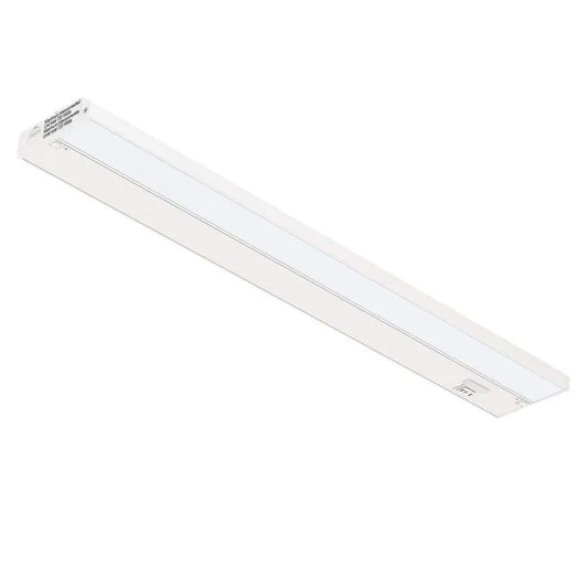 24inch 3 Color Levels LED Under Cabinet Lighting, Hardwired or Pluggedin, Selectable White 2700K 3000K 4000K, Dimmable, White Fi