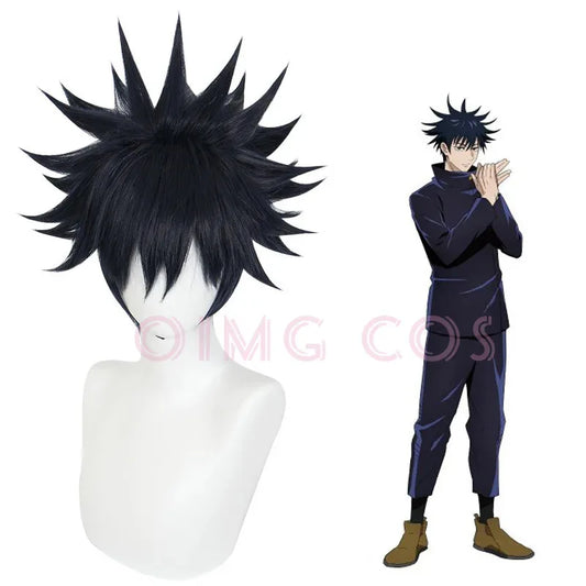 Jujutsu Kaisen Fushiguro Megumi  Cosplay Wig Anime Halloween Costumes for Women Game