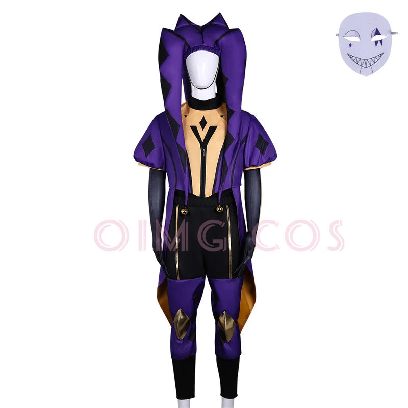 TheFreakCircus Pierrot Cosplay Costume Harlequin Adult Carnival Uniform Anime Halloween  Masquerade Women Party Costumes Game