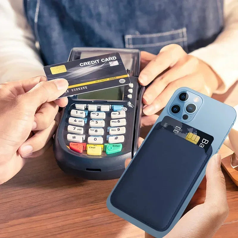 2026 Top Selling！Phone Accessories Magnetic Wallet Holder Leather Case For iPhone13/12/14/15/16/17 Pro Max Phone Card Holder