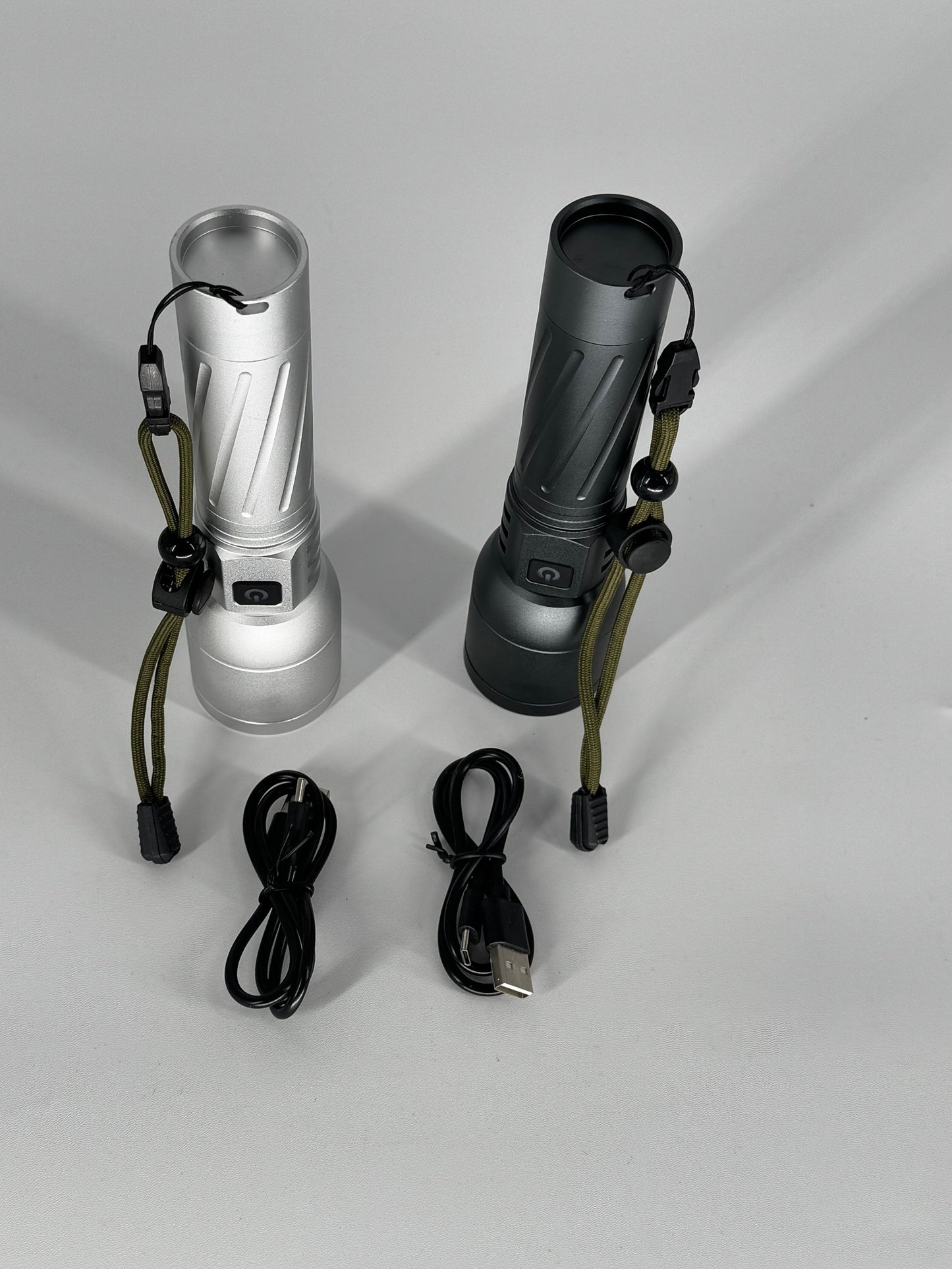 All Weather Flashlight, Charcoal or Silver