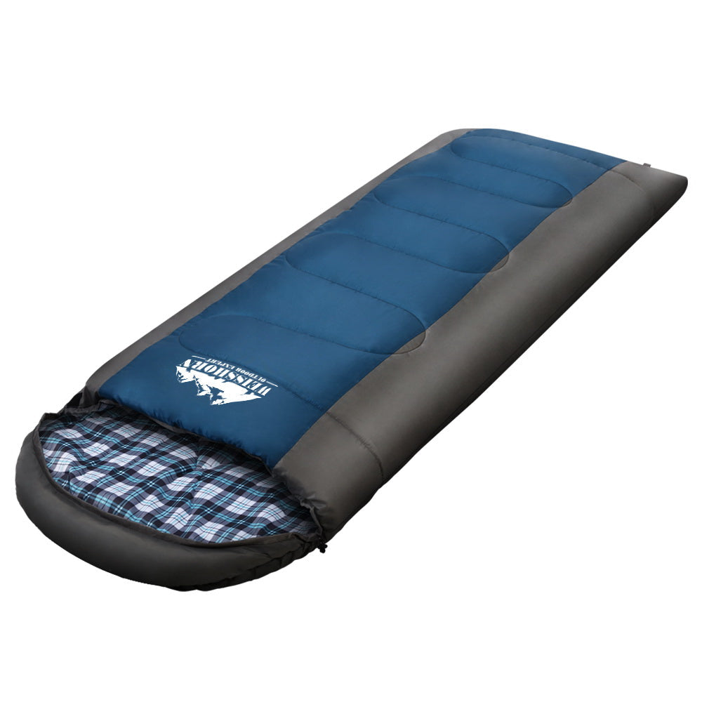 NNEDSZ Sleeping Bag Bags Single Camping Hiking -20°C to 10°C Tent Winter Thermal Navy