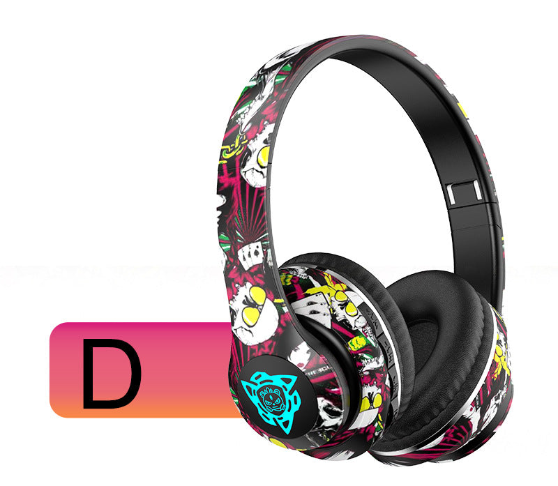 NNEDSZ Wireless Bluetooth Headphones - Stylish Over-Ear Design with Long Battery Life, Hi-Fi Sound, and Universal Compatibility (colour D)