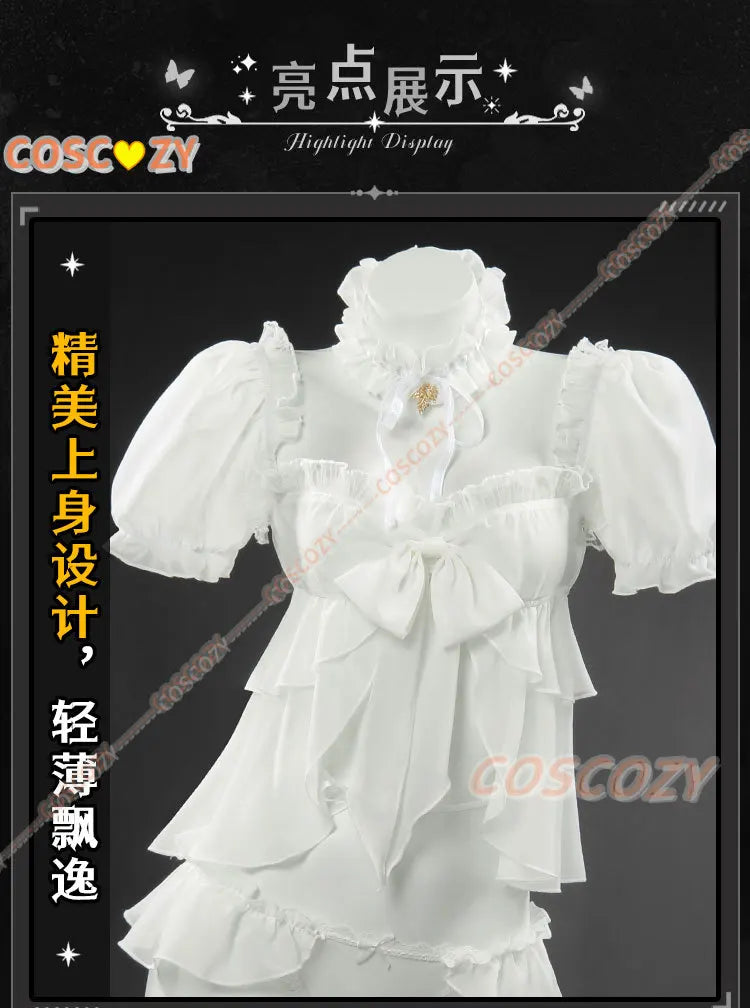 Game NIKKE：The Goddess of Victory Dorothy Cosplay Costume Summer White Swimsuit Shorts Wig Woman Sexy Carnival Bikini Suit