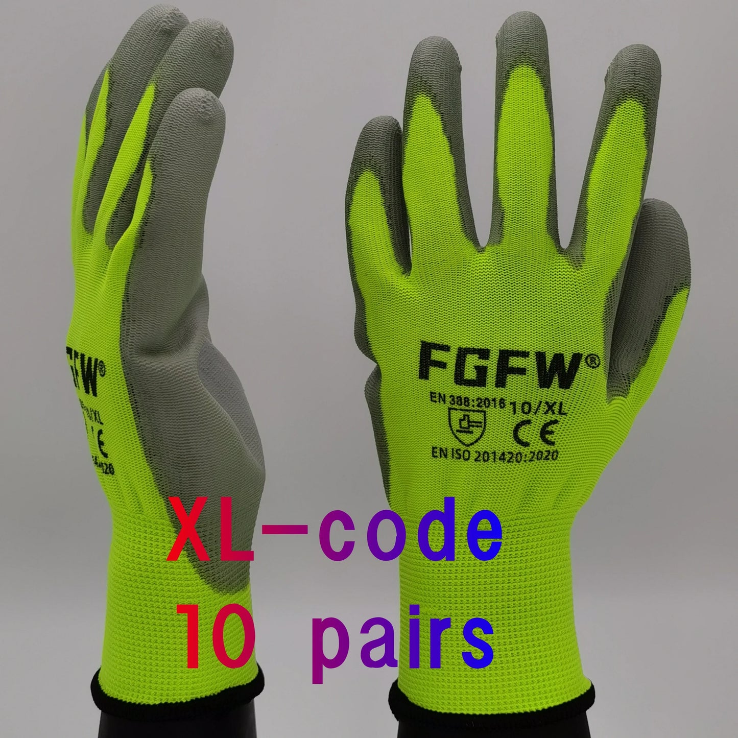 N618 Nylon Nitrile Dipped Work Gloves Oil Resistant Wear Resistant for Construction Auto Repair Factory