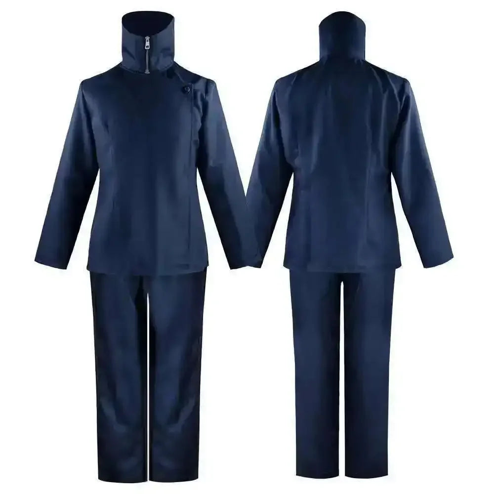 2026 New Anime School Top Kaisen Tatoo Pants Jujutsu Uniform Party Costume Inumaki Halloween Toge Wig Cosplay