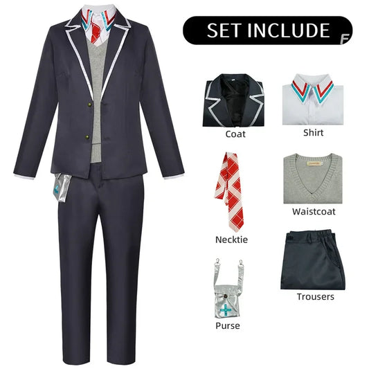 Vtuber Kenmochi Toya Cosplay Costume Adult Carnival   Anime Uniform Halloween Party Costumes Women Masquerade  Game