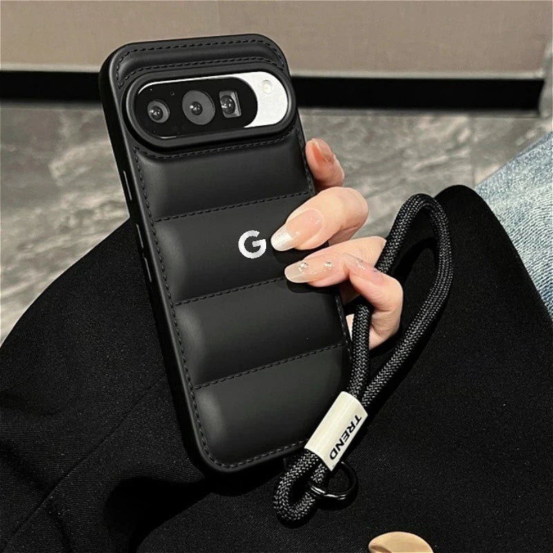 Hot Ins Top-selling Street Shoes Sneaker Case For Google Pixel 10 9 A/Pro XL 8 7 6 A/Pro Down Jacket Cloth Shcokproof Soft Cover