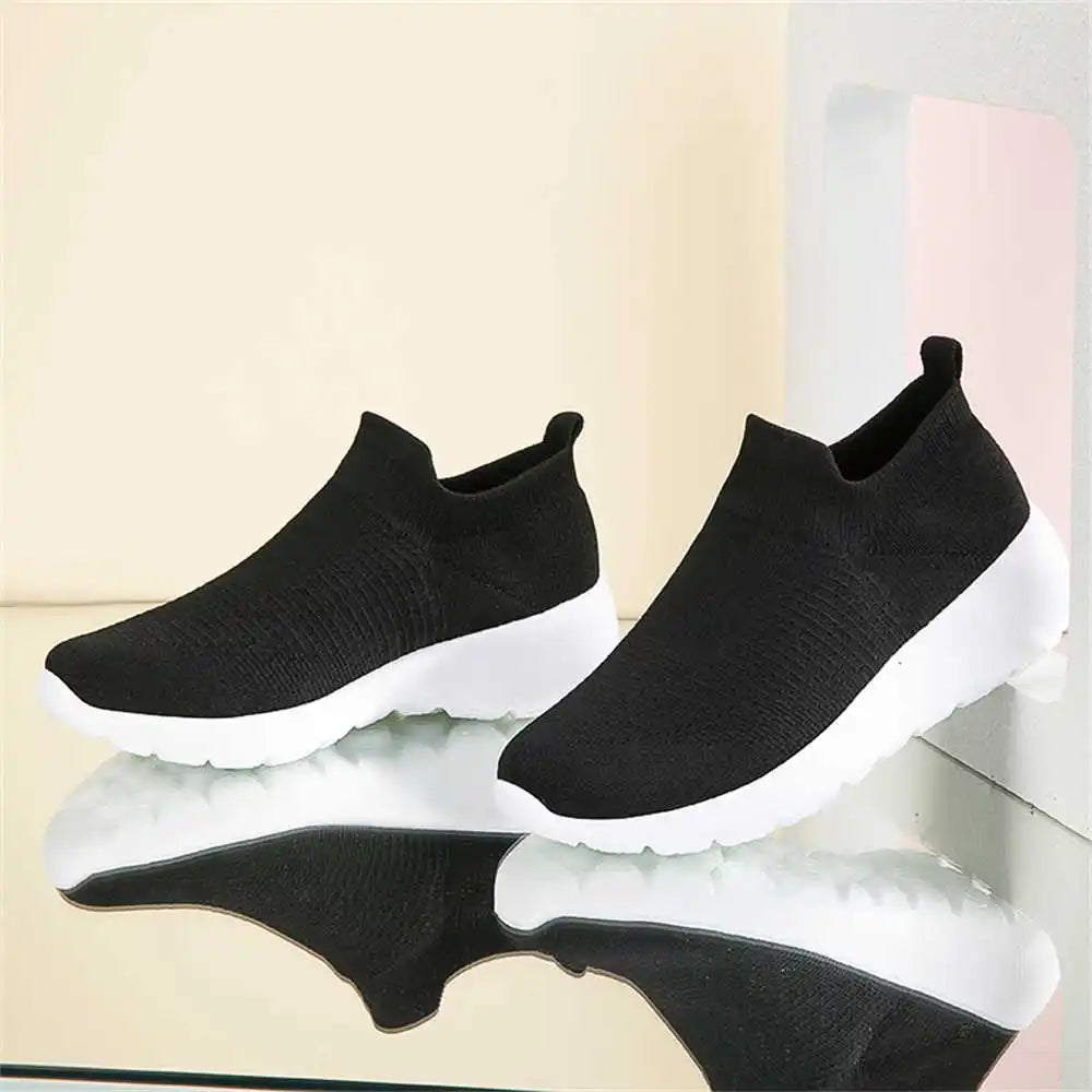 Lightweight Anti-skid Black School Shoes Woven Women's Running Sneakers Shose Women Sports Saoatenis Sneakeres Cheaper Fit