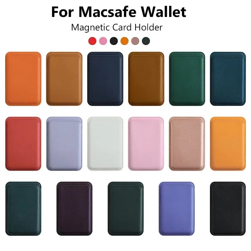 2026 Top Selling！Phone Accessories Magnetic Wallet Holder Leather Case For iPhone13/12/14/15/16/17 Pro Max Phone Card Holder