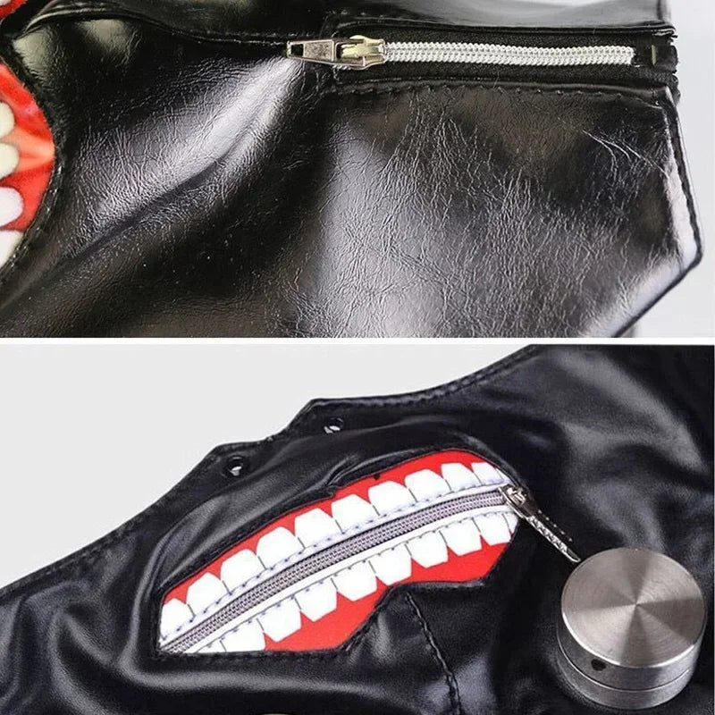 Anime Tokyo Ghoul Kaneki Ken Masker Cosplay Kostuum Shirt Short Tops Mannen Vrouwen Halloween Party Outfit