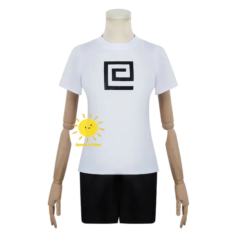 Anime Sakamoto Days Cosplay Lu Shaotang Cosplay Costumes Shirt Shorts Coat Apron Shaotang Lu Wig Suits Halloween Cos Adult Women