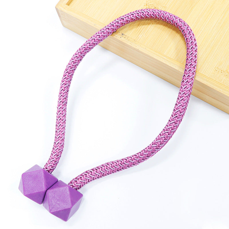 Magnetic Buckle Creative Cube Curtain Strap Accessories
