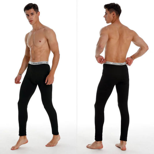 Men's warm pants slim fit tight pants, thickened and not easily faded independent wear high-end German velvet men's warm pants