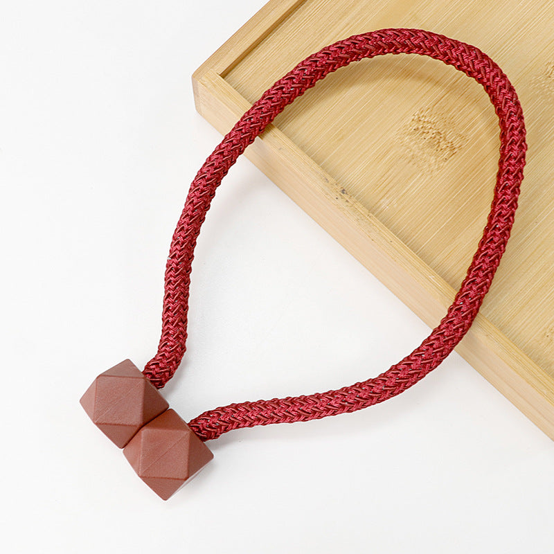 Magnetic Buckle Creative Cube Curtain Strap Accessories