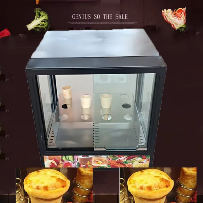Hot Selling Pizza Cone Machine Manufacturers Top Quality Bakery Display Equipments Umbrella Pizza Machine for Restaurant Use