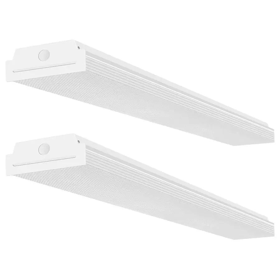 4FT LED Wraparound 40W 4 Foot LED Shop Lights for Garage, 4400lm, 4000K Neutral White, LED Wrap Around Light Fixture, LED Light